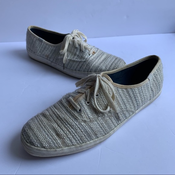 Keds Shoes Keds Lace Up Casual Sneaker White Sparkle Size 1 Poshmark